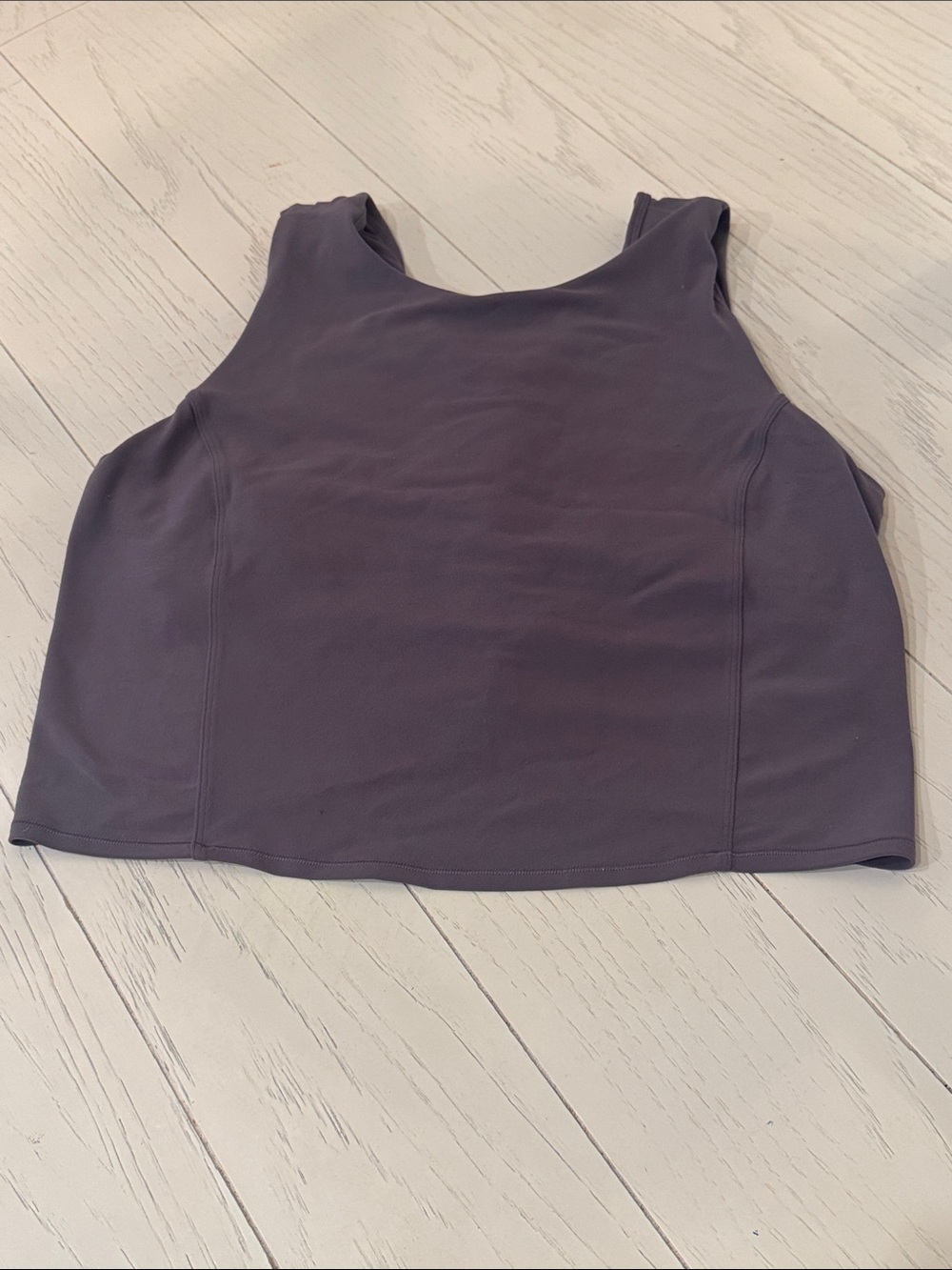 Lulu Lemon 🍋 Women's Sleeveless Crop Tank Top - Dark Slate